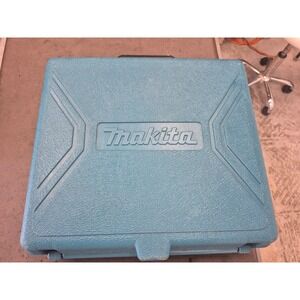Makita 6095D Hard Plastic Tool Carrying Case Teal Blow Molded Drill Storage Box